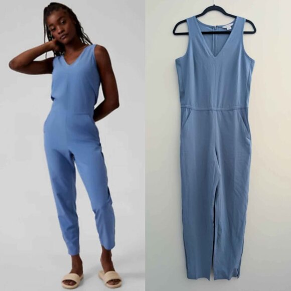 Like new sz 6 Athleta Brooklyn Sleeveless Jumpsuit women - Picture 1 of 10